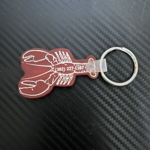 Indian River Lobster Travel Souvenir Vintage Key Chain